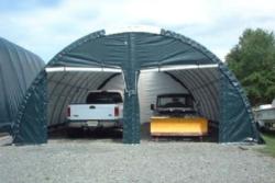 26'Wx28'Lx12'H quonset carport garage